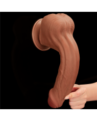 11.5'' King Sized Sliding Skin Dual Layer Dong Brown