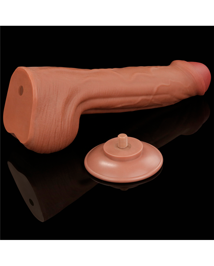 11.5'' King Sized Sliding Skin Dual Layer Dong Brown
