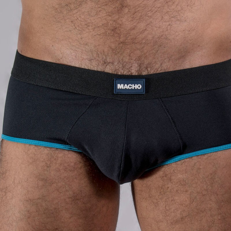 MACHO - MS24B CALZONCILLO BRIEF DARK AZUL S
