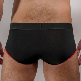 MACHO - MS24R CALZONCILLO BRIEF DARK ROJO L