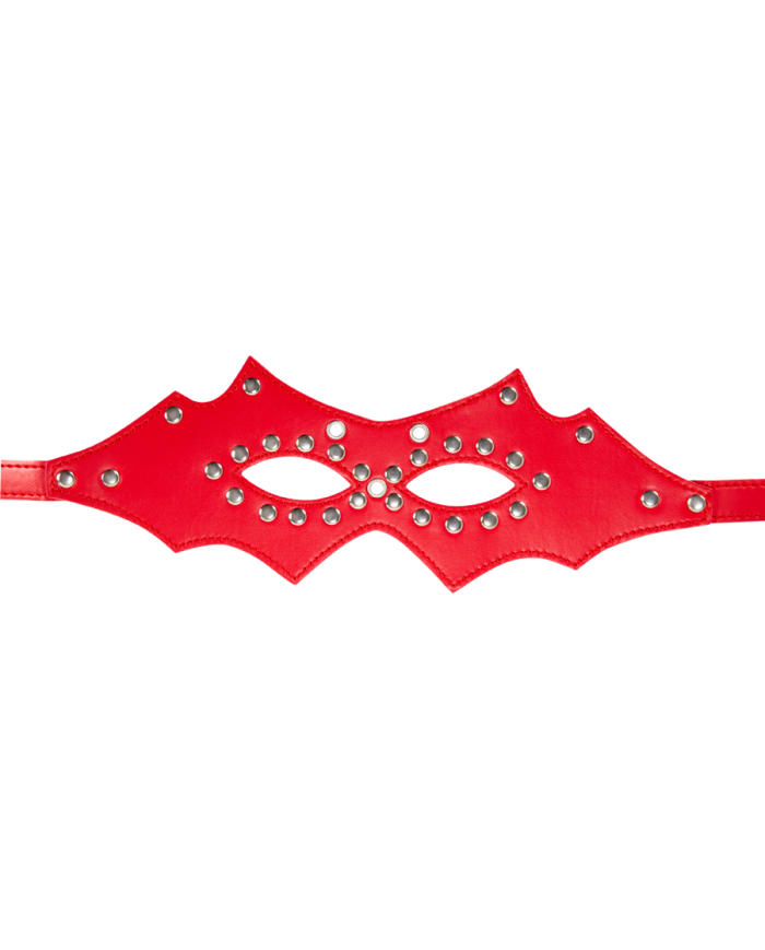 Antifaz Studded Red