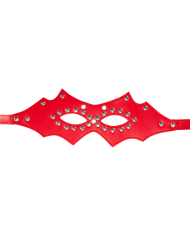Antifaz Studded Red