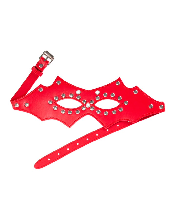 Antifaz Studded Red