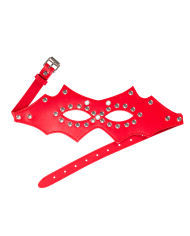 Antifaz Studded Red