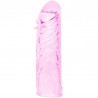 BAILE - FUNDA ROSA PENE SILICONA ESTIMULANTE 13 CM