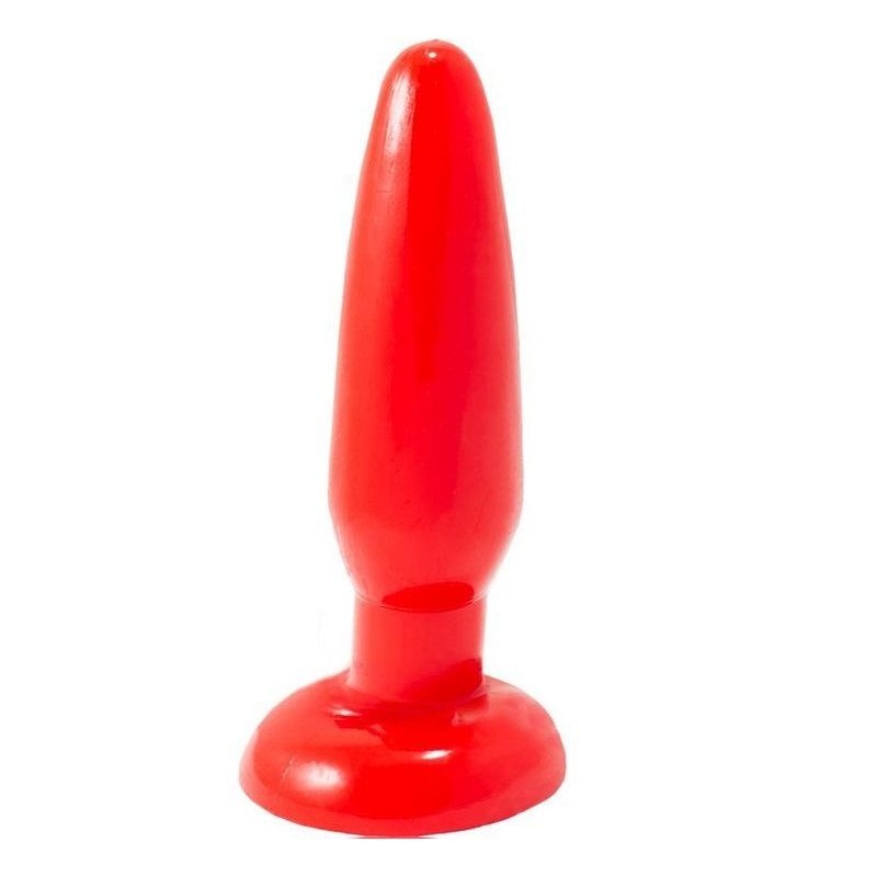 BAILE - PLUG ANAL PEQUEÑO ROJO 15 CM