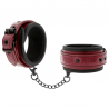 FETISH SUBMISSIVE DARK ROOM - COLLAR CON CADENA CON FORRO DE NEOPRENO