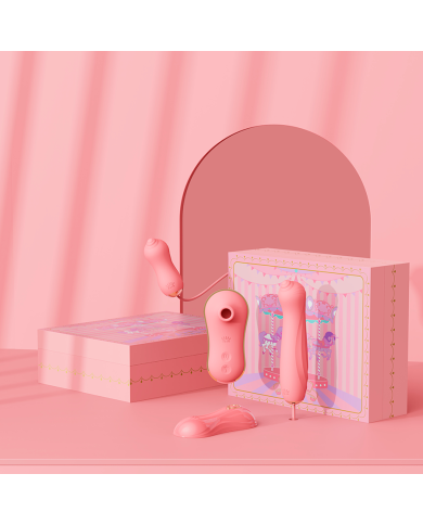 Set Vibrador de Lujo de 3 Piezas Unicorn Pink