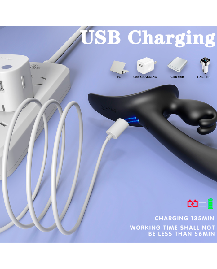 Vibrador Doble Estimulación Lord Rabbit Rct