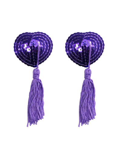 Cubrepezones Burlesque Purple