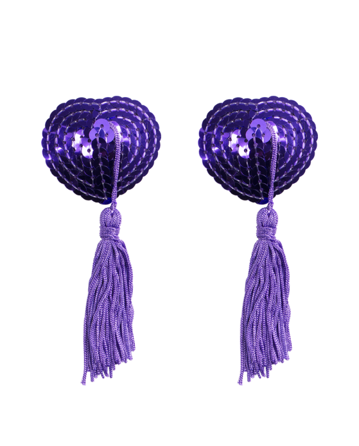 Cubrepezones Burlesque Purple