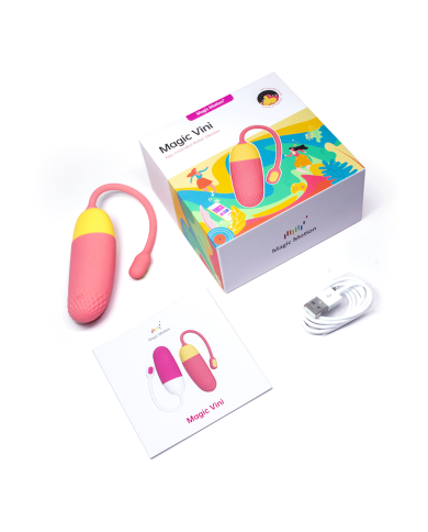 Huevo Vibrador Magic Vini Naranja Controlado por APP Global
