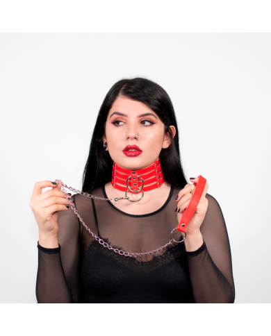 Gargantilla Fetish Roja