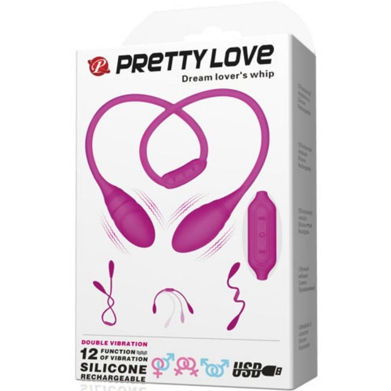 PRETTY LOVE - ESTIMULADOR UNISEX DREAM LOVERS WHIP