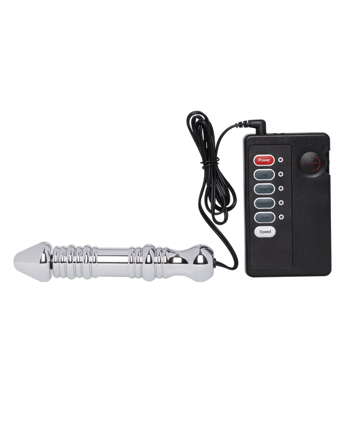 Plug Anal Metal Dildo Estimulación Eléctrica Buzz It!