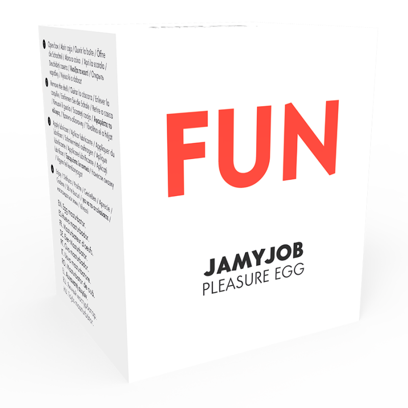 JAMYJOB - HUEVO MASTURBADOR DISCRETO EDICION ROJO FUN