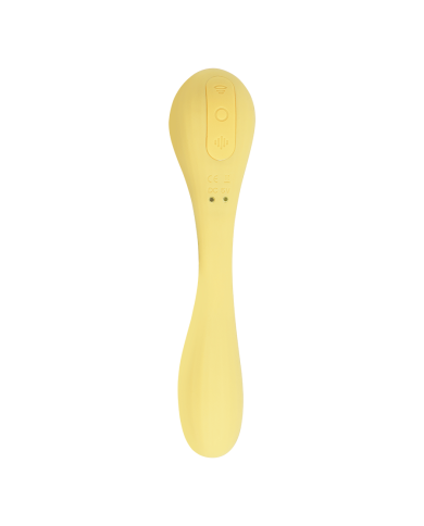 Estimulador Clitorial y Vibrador Punto G con APP Magic Bobi Yellow