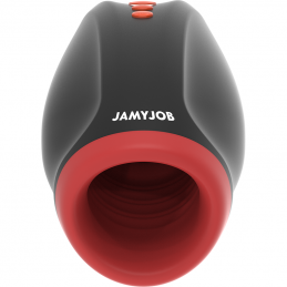 JAMYJOB - NOVAX MASTURBADOR CON VIBRACION Y COMPRESIÓN