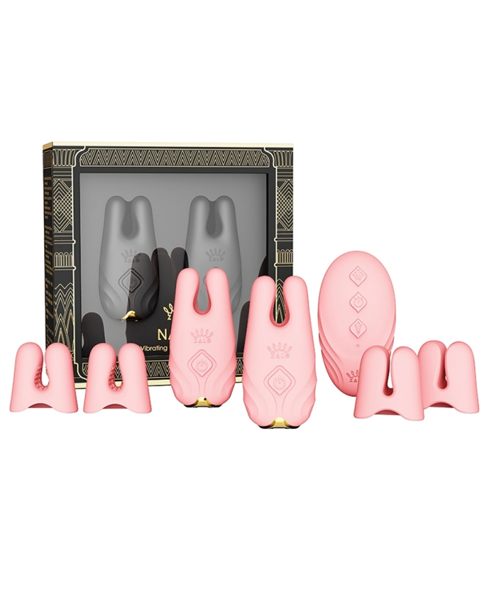 Pinzas Para Pezones y Clitoris de Lujo Nave Coral Pink Controlado por APP Global by ZALO Pinzas Para Pezones y Clitoris de Lujo Nave Coral Pink Controlado por APP Global by ZALO