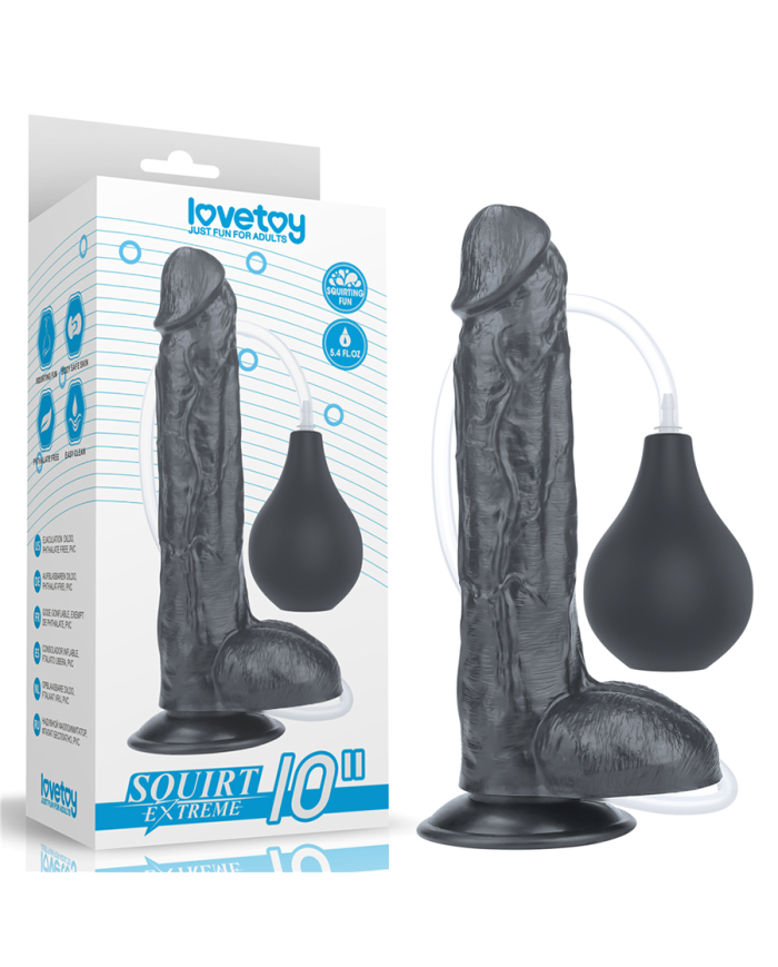 Dildo Squirt Extreme 10'' Black