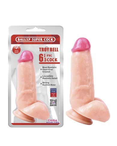 Dildo Troy Bell 6.5'' Flesh
