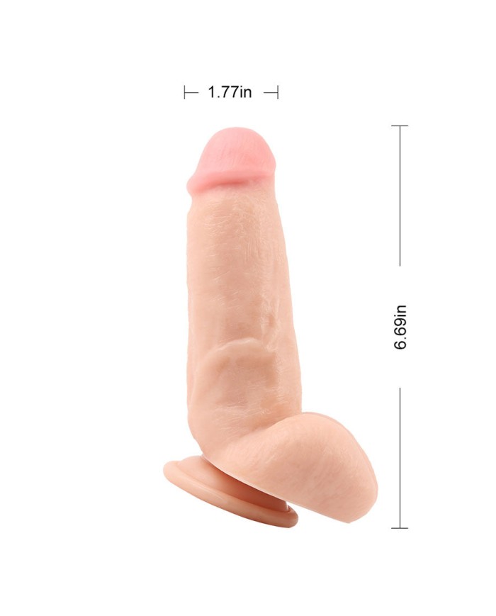 Dildo Troy Bell 6.5'' Flesh