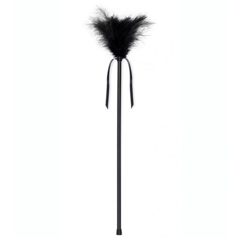 SECRETPLAY - PLUMERO PLUMAS NEGRO 40 CM