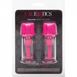 CALEXOTICS - VACCUM TWIST SUCCIONADORES PEZONES ROSA