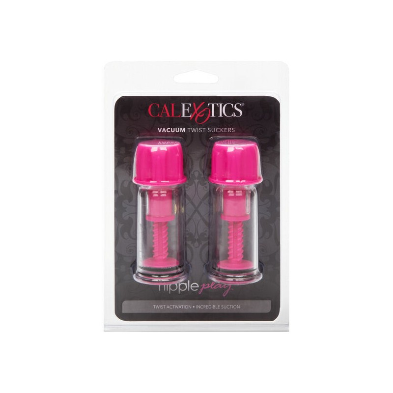 CALEXOTICS - VACCUM TWIST SUCCIONADORES PEZONES ROSA