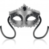 OHMAMA - MASKS ANTIZAZ ESTILO VENECIANO FLOR LATERAL -  NEGRA