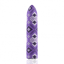 CUSTOM BULLETS - BALA RECARGABLE SNAKE LILA 10 INTENSIDADES