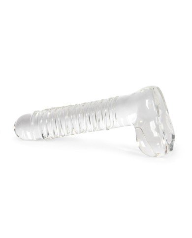 Dildo De Vidrio Spiral Clear