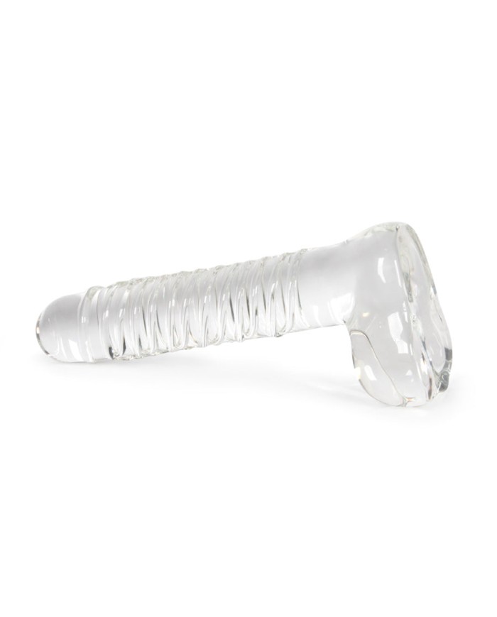 Dildo De Vidrio Spiral Clear