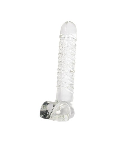 Dildo De Vidrio Spiral Clear