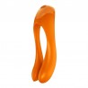 SATISFYER - CANDY CANE VIBRADOR DEDO NARANJA