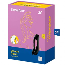 SATISFYER - CANDY CANE VIBRADOR DEDO NEGRO