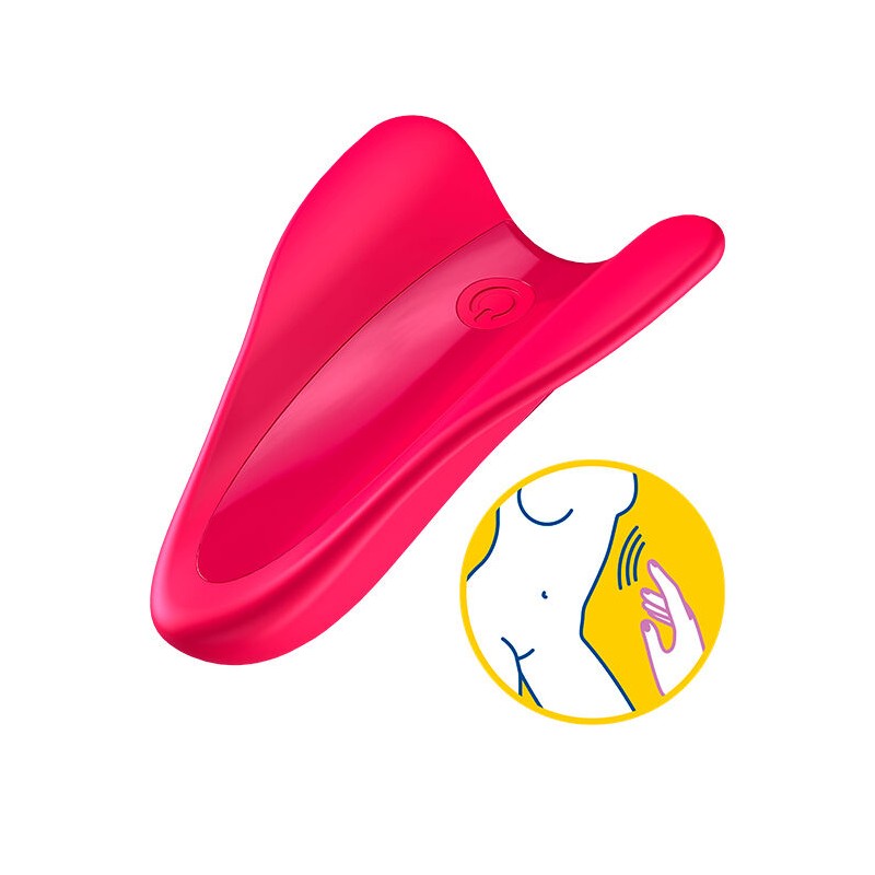 SATISFYER - HIGH FLY VIBRADOR DEDAL FUCHSIA