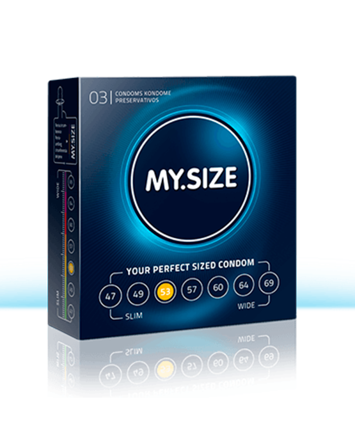 Condón Mysize 53 milímetros x 3 Unidades
