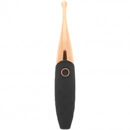 OHMAMA - ESTIMULADOR CLITORIS RECARGABLE 36 MODOS  NEGRO-PINKGOLD