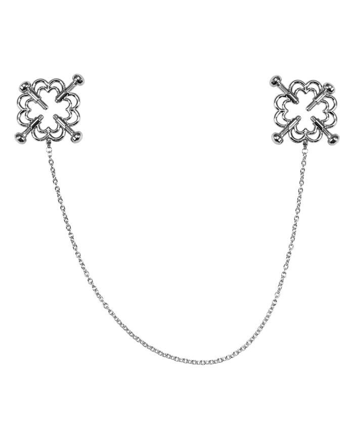 Pinzas Para Pezones Metal Flower