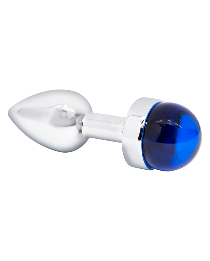 Plug Anal Ball Gema Azul Talla S