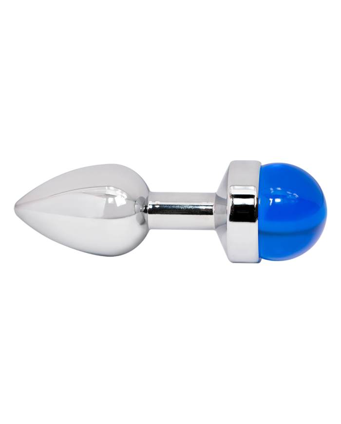 Plug Anal Ball Gema Azul Talla S