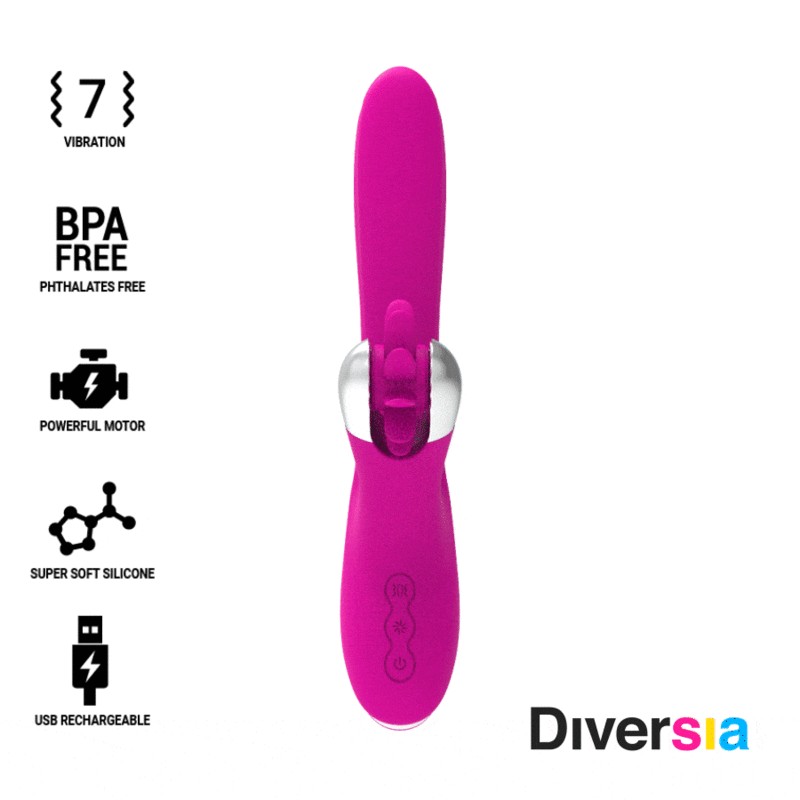 DIVERSIA - BUNNY VIBRATING 24 CM