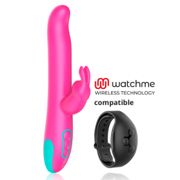 HAPPY LOKY - PLUTO RABBIT VIBRATOR & ROTATOR COMPATIBLE CON WATCHME WIRELESS TECHNOLOGY