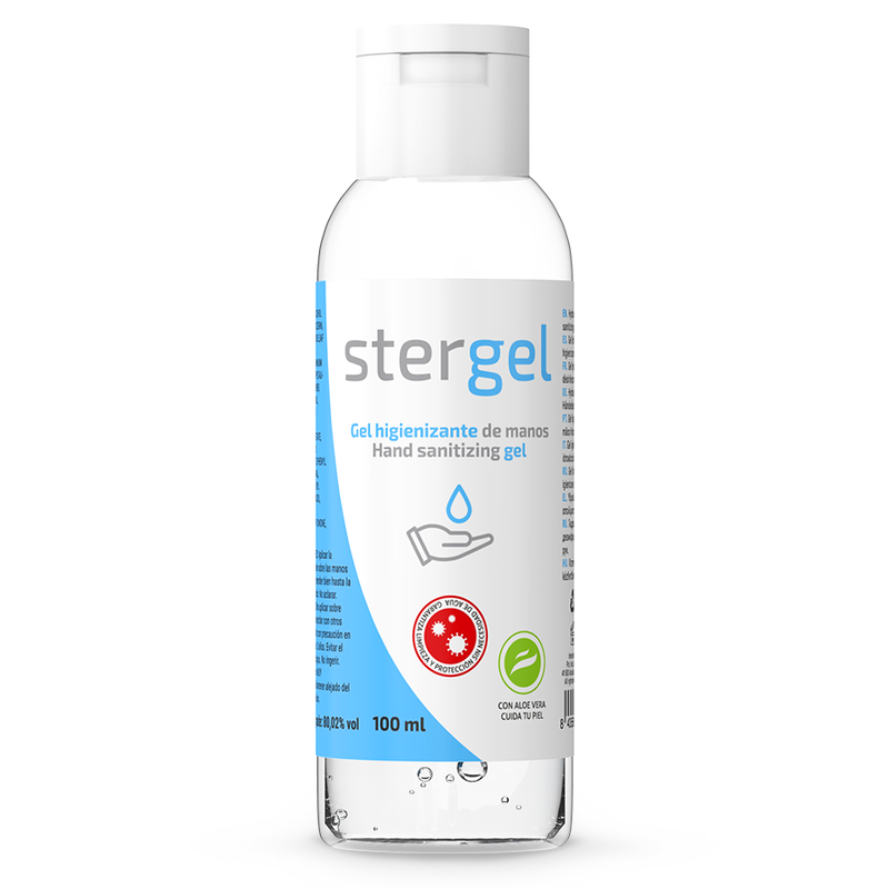 STERGEL - GEL HIDROALCOHÓLICO HIGIENIZANTE DE MANOS ALOE VERA 100ML