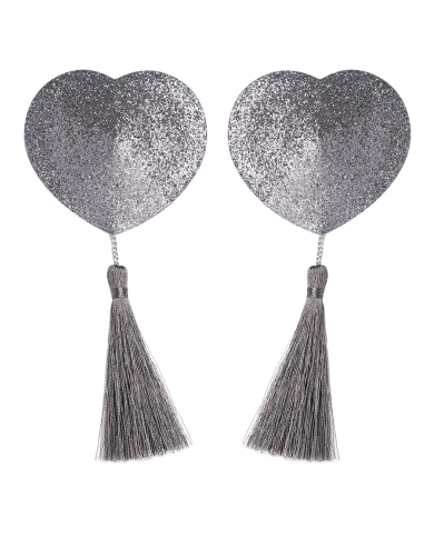 Cubrepezones Reusable Glitter Heart