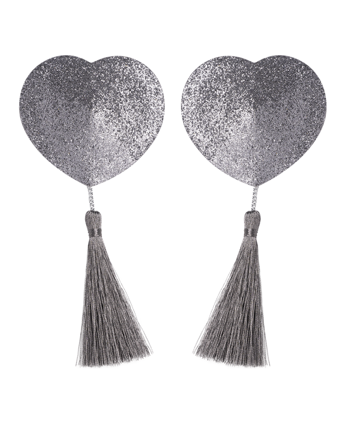 Cubrepezones Reusable Glitter Heart