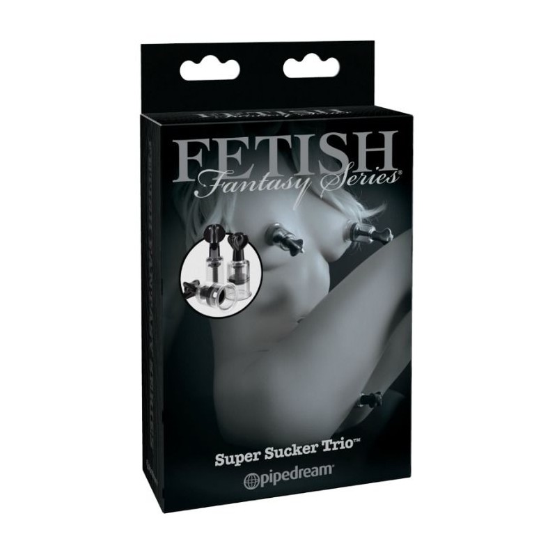 FETISH FANTASY LIMITED EDITION - TRIO SUPER SUCCIONADOR PEZONES Y CLITORIS