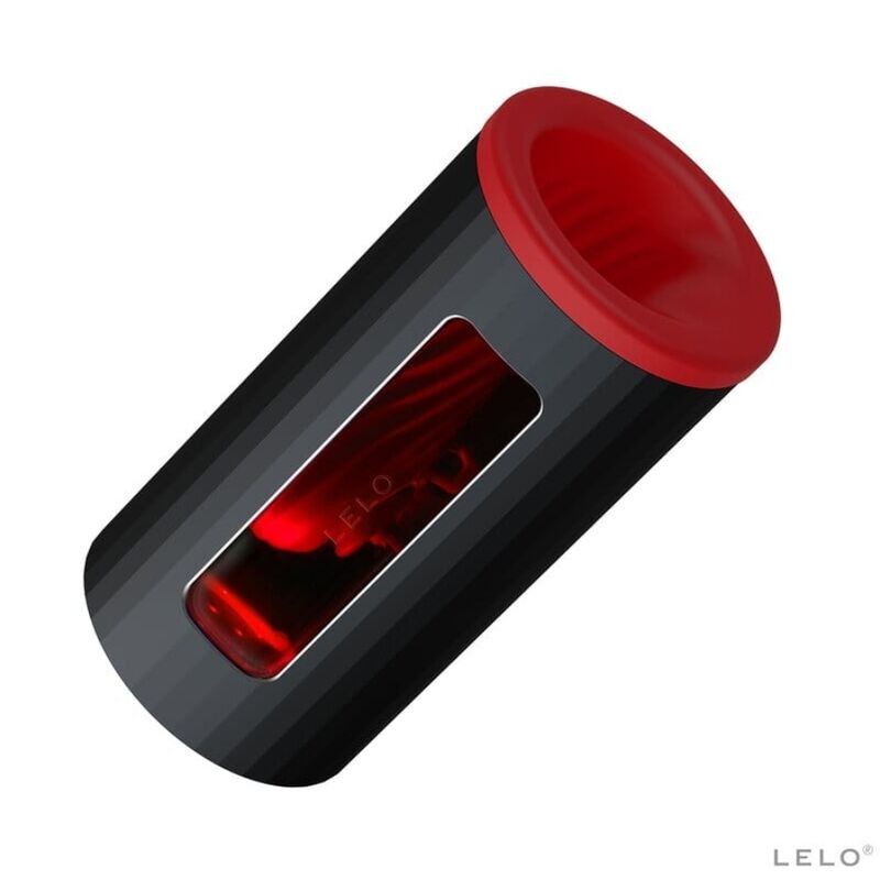 LELO - F1S V2 MASTURBADOR CON TECNOLOGIA SDK ROJO - NEGRO