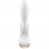 SATISFYER - DOUBLE FLEX VIBRADOR APP BLANCO